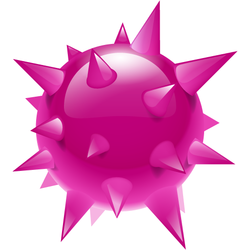 Download Png Image   Virus Png Hd 478 - Pink Star, Transparent background PNG HD thumbnail