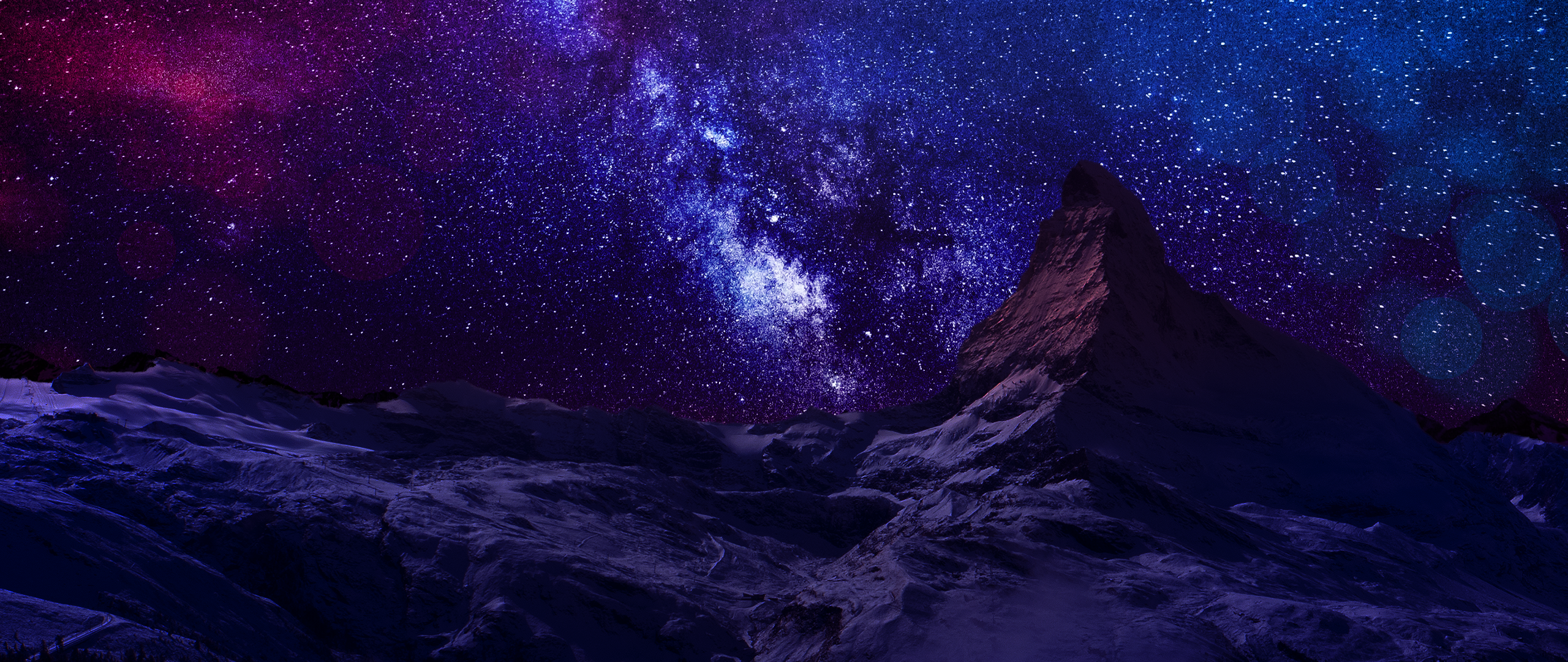 Dünya/doğa   Gökyüzü Hill Snow Mavi Pink Dağ Gece Star Yıldızlar Mor Duvarkağıdı - Pink Star, Transparent background PNG HD thumbnail