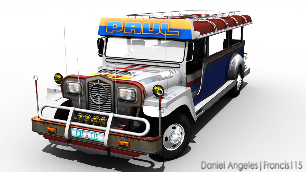 3D Cg Jeepney By Francis115 Hdpng.com  - Pinoy Jeepney, Transparent background PNG HD thumbnail