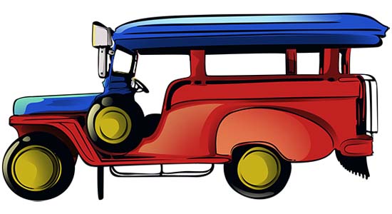 Philippine Jeepney Cartoon Vector Image. Businessworld. - Pinoy Jeepney, Transparent background PNG HD thumbnail