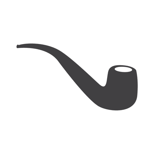 Uk Smoking Pipe Transparent Png - Pipe Black And White, Transparent background PNG HD thumbnail