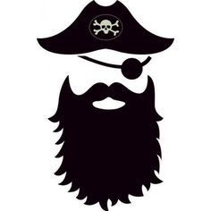 Pirate Beard Vinyl Sticker From U.s. Beard - Pirate Beard, Transparent background PNG HD thumbnail