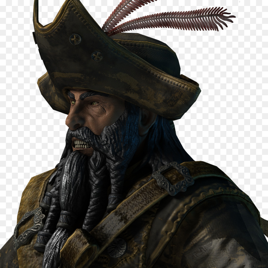 Thepix Sid Meieru0027S Pirates! Beard Uv Mapping   Beard - Pirate Beard, Transparent background PNG HD thumbnail
