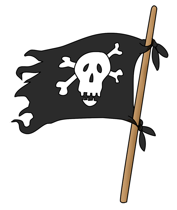 Pirate Flag Png - Pirates, Transparent background PNG HD thumbnail