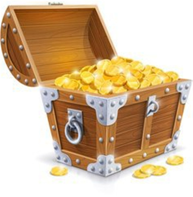 Plastic Gold Treasure Coins Treasure Coins Captain Pirate 50Pcs/lot Party Favors Pretend Treasure Chest - Pirate Treasure Chest, Transparent background PNG HD thumbnail
