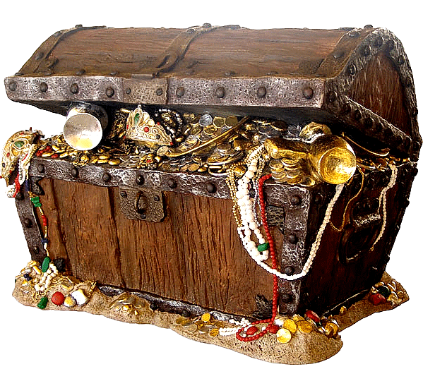 Treasure Chest - Pirate Treasure Chest, Transparent background PNG HD thumbnail
