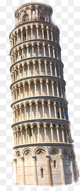 Leaning Tower Of Pisa, Building, Leaning Tower Of Pisa, Italy Png Image - Pisa Tower, Transparent background PNG HD thumbnail