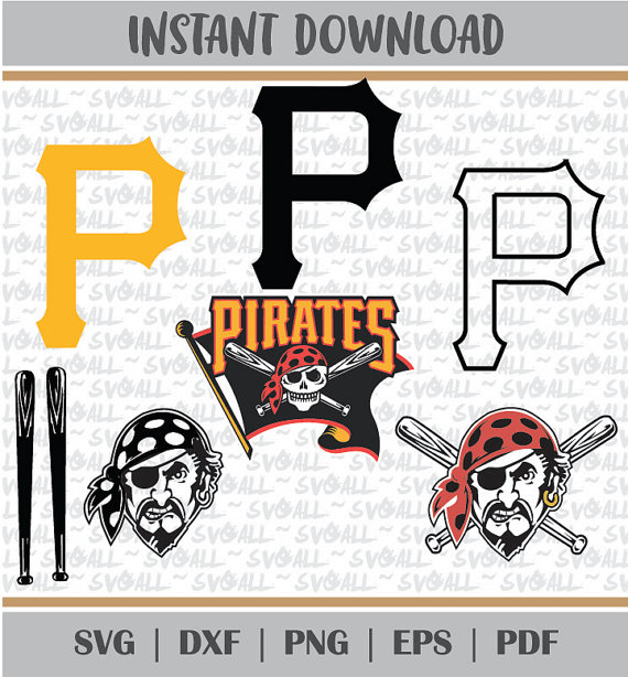 Pittsburgh Pirates Svg Files, Pittsburgh Pirates Png, Pittsburgh Pirates Pdf, Pittsburgh Pirates Eps Pittsburgh Pirates Dxf Instant Download From Svg4All On Hdpng.com  - Pittsburgh Pirates Vector, Transparent background PNG HD thumbnail