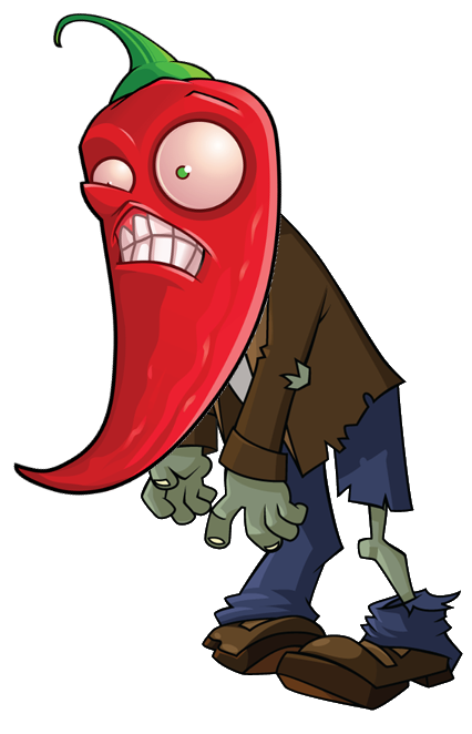 Image   Hd Jalapeno Zombie.png | Plants Vs. Zombies Wiki | Fandom Powered By Wikia - Plants V Zombies, Transparent background PNG HD thumbnail