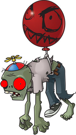 Giga Balloon Zombie.png - Plants Vs Zombies, Transparent background PNG HD thumbnail