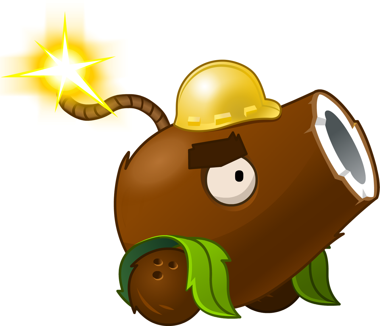 Image   Coconut Cannon(Halloween).png | Plants Vs. Zombies Wiki | Fandom Powered By Wikia - Plants Vs Zombies, Transparent background PNG HD thumbnail
