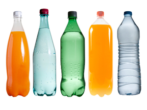 Empty bottles vector graphics