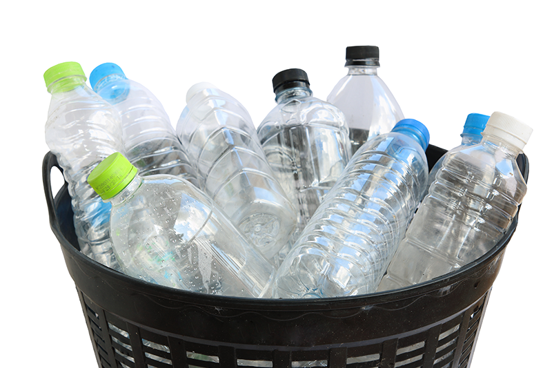 Plastic Bottles In A Basket - Plastic Bottles, Transparent background PNG HD thumbnail