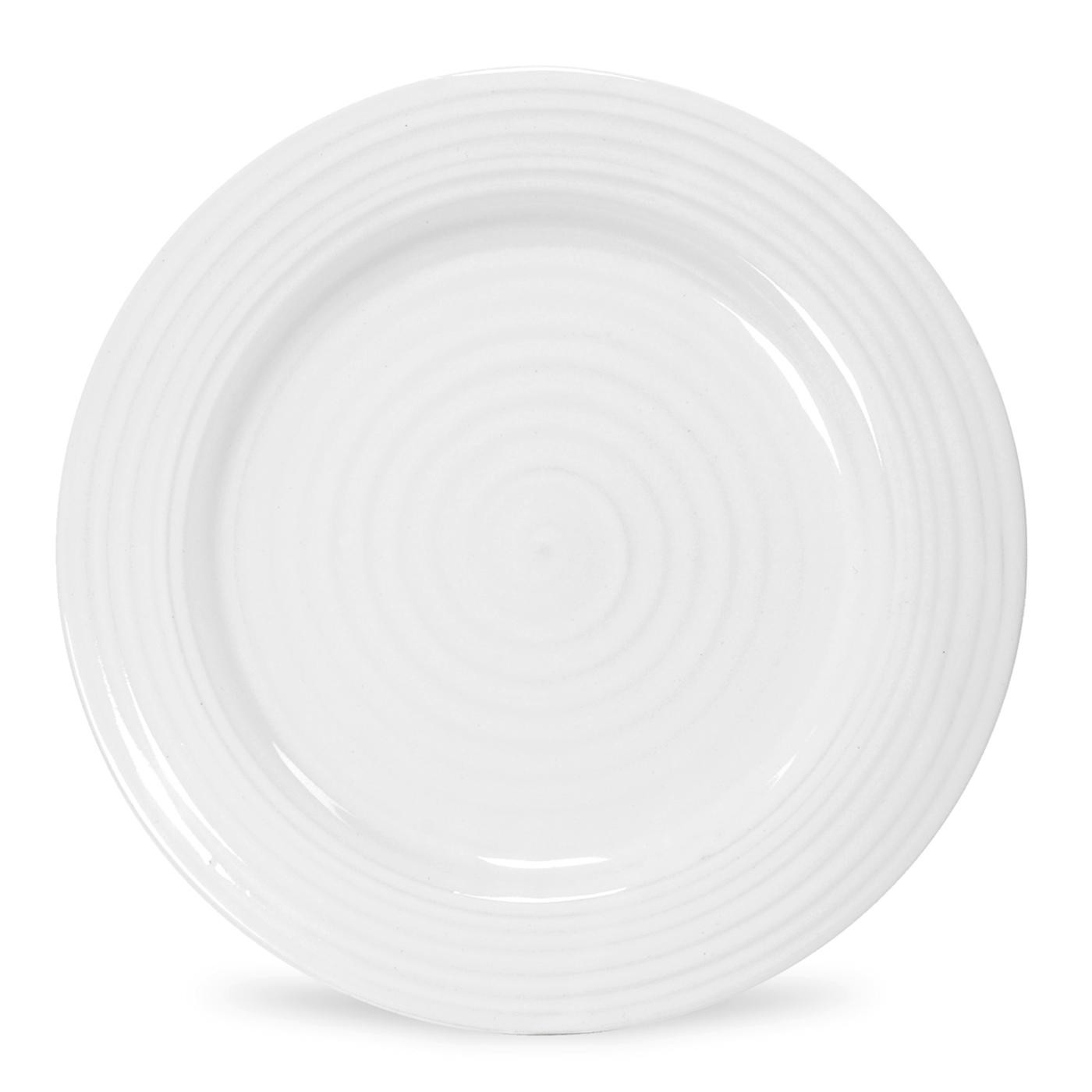 Sophie Conran For Portmeirion White Plate 8 Inches Set Of 4   Portmeirion Uk - Plate, Transparent background PNG HD thumbnail