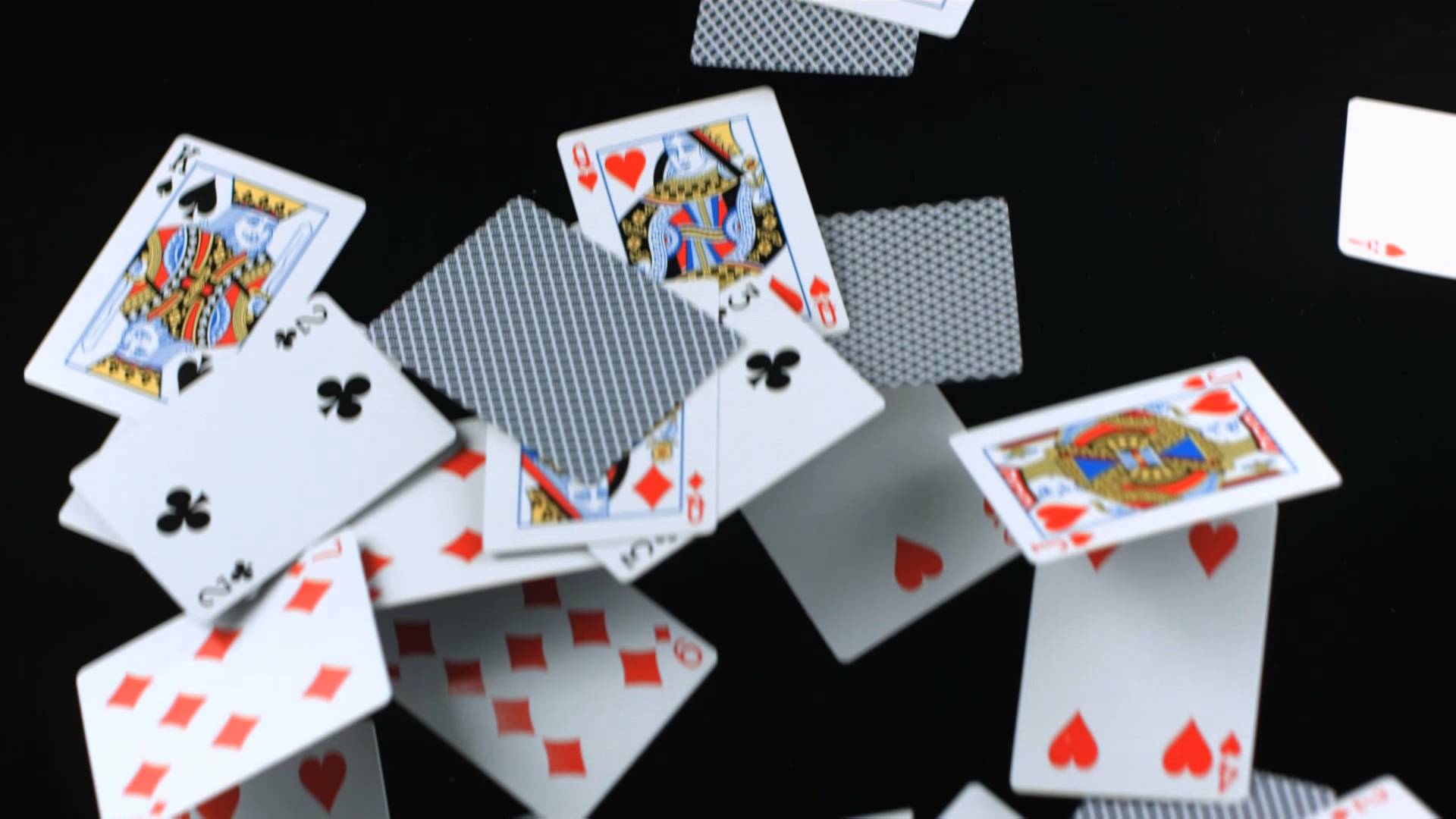 Playing Cards Falling Down In Slow Motion As Pack Decks Drop From Players Hd Video Photography View   Youtube - Playing Cards, Transparent background PNG HD thumbnail