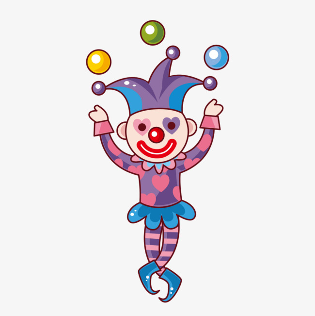 Play Acrobatic Clown, Throw The Ball, Catch, Clown Png And Psd - Playing Catch, Transparent background PNG HD thumbnail