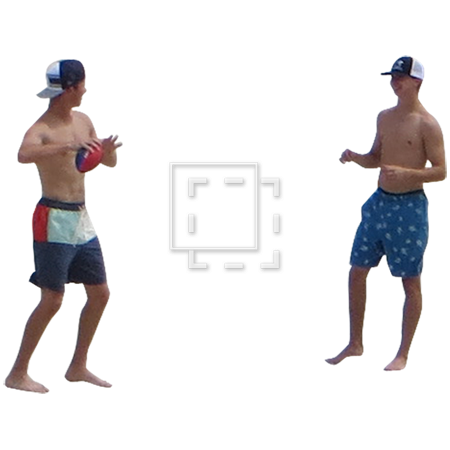 Two Guys Playing Catch. Parent Category : Cutouts - Playing Catch, Transparent background PNG HD thumbnail
