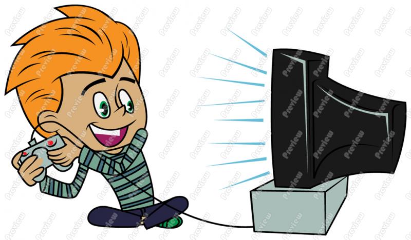 Boy Child Playing Video Games - Playing Video Games, Transparent background PNG HD thumbnail