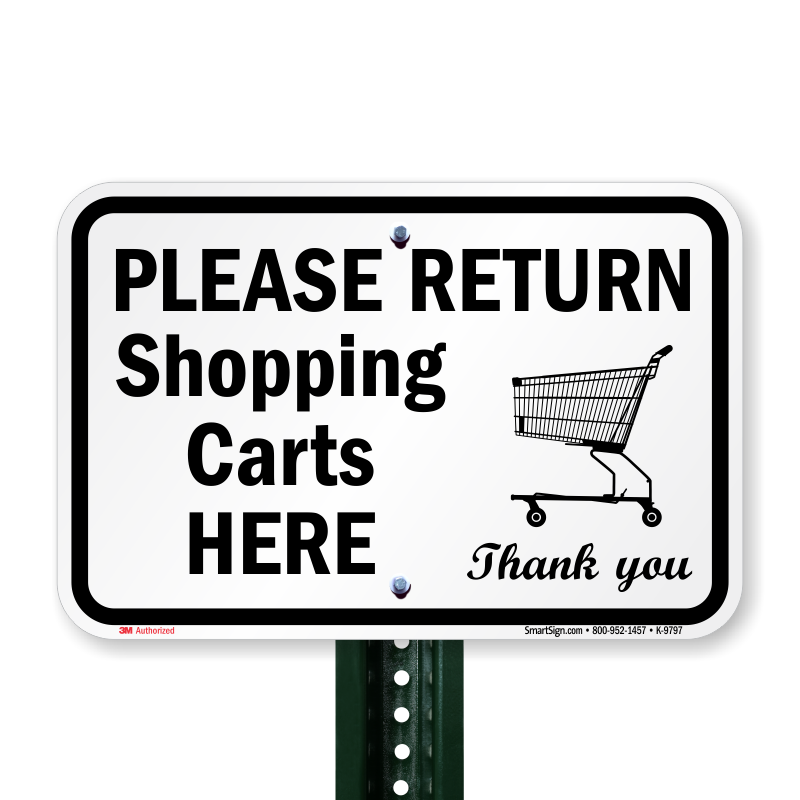 Please Return Shopping Carts Here Thank You Sign Hdpng.com  - Please Sign And Return, Transparent background PNG HD thumbnail