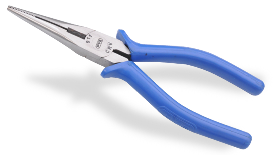 Long Nose Pliers (With Thick Insulation) - Pliers, Transparent background PNG HD thumbnail