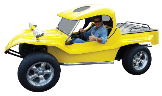 Yellow Buggy - Buggy, Transparent background PNG HD thumbnail