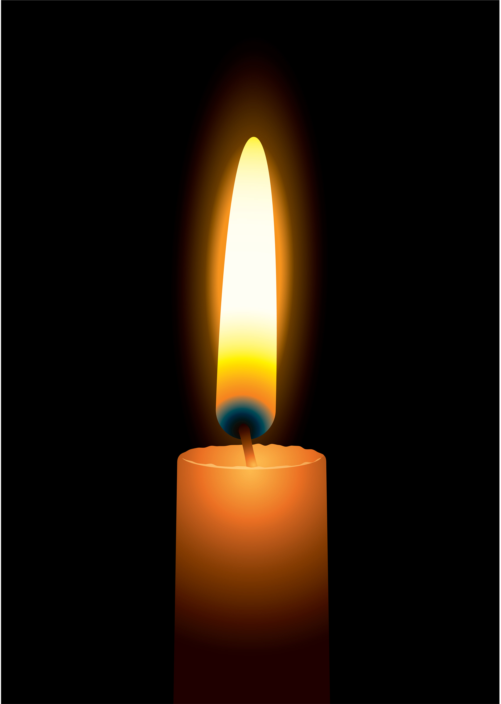 Christmas candle PNG image