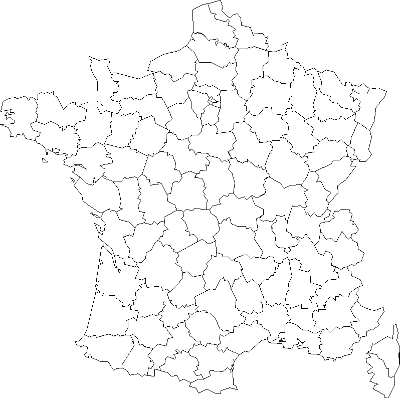Géographie Au Cycle 3   Formation Ecoles   Digne (04) - Carte De France, Transparent background PNG HD thumbnail