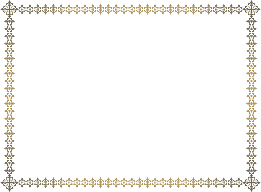 Certificate Border 3 - Certificate Borders, Transparent background PNG HD thumbnail