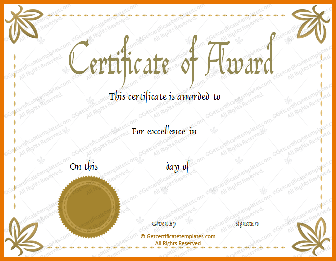 Png Certificates Award - Download Options For Award Certificate Of Excellence Template :, Transparent background PNG HD thumbnail