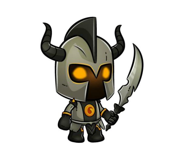 Darkness Knight   Medieval Character Art   Royalty Free Game Art Character - Character, Transparent background PNG HD thumbnail