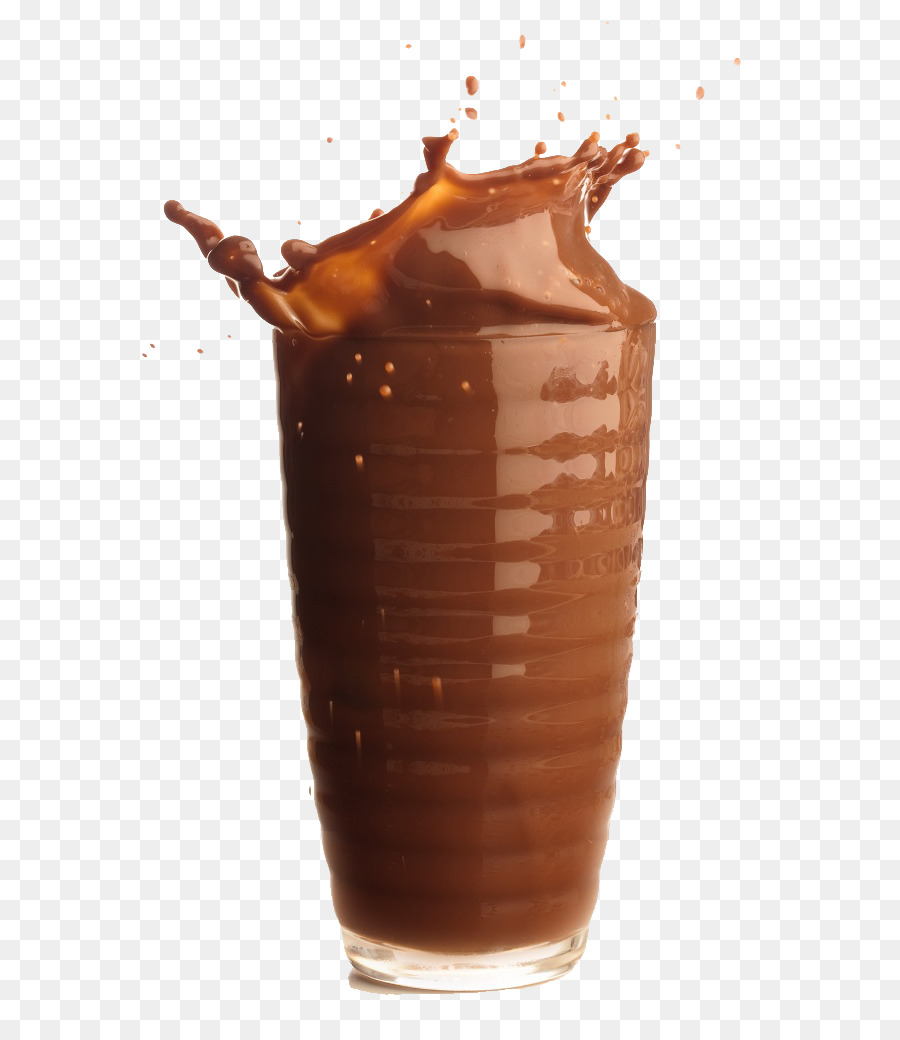 Milkshake Smoothie Chocolate Milk Hot Chocolate   Cup Of Chocolate Milk - Chocolate Milk, Transparent background PNG HD thumbnail