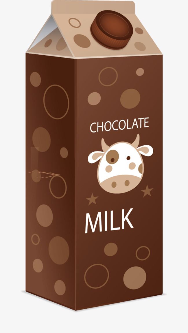Vector Hand Painted Chocolate Milk Packaging, Vector, Chocolate Milk, Package Png And - Chocolate Milk, Transparent background PNG HD thumbnail