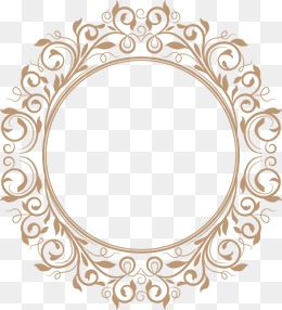 circular border, Round, Frame