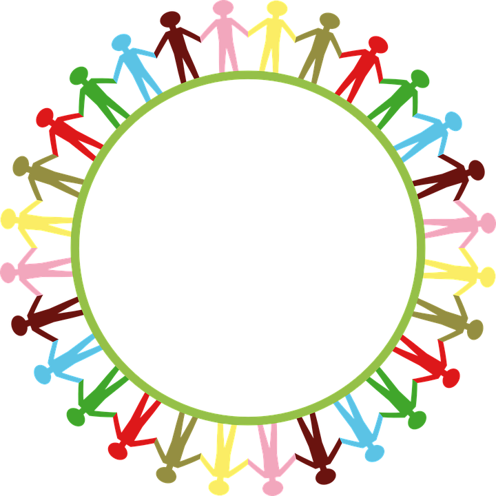 Globe World Earth Hands People Kids Circle - Circle Of Hands, Transparent background PNG HD thumbnail