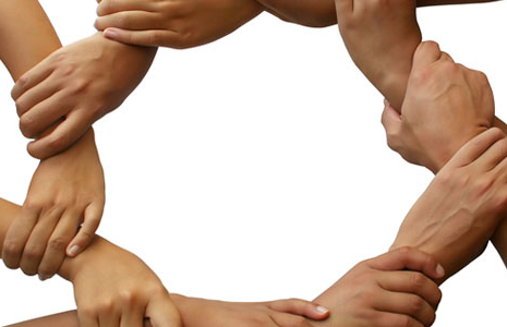 Hands Forming A Circle - Circle Of Hands, Transparent background PNG HD thumbnail