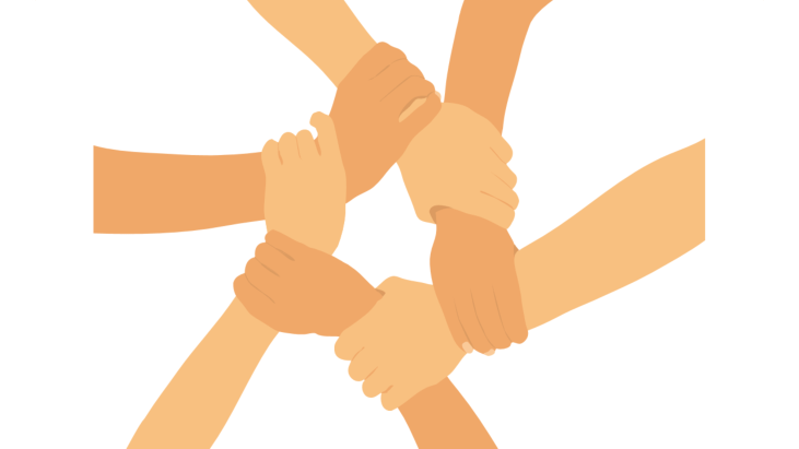 Hands Forming Circle Grasping Each Otheru0027S Wrists - Circle Of Hands, Transparent background PNG HD thumbnail