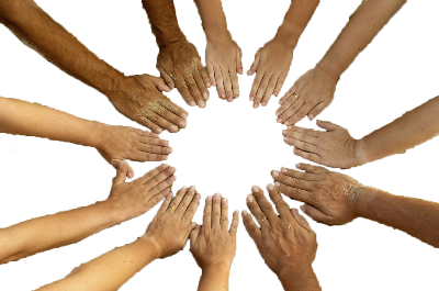 Hands In - Circle Of Hands, Transparent background PNG HD thumbnail
