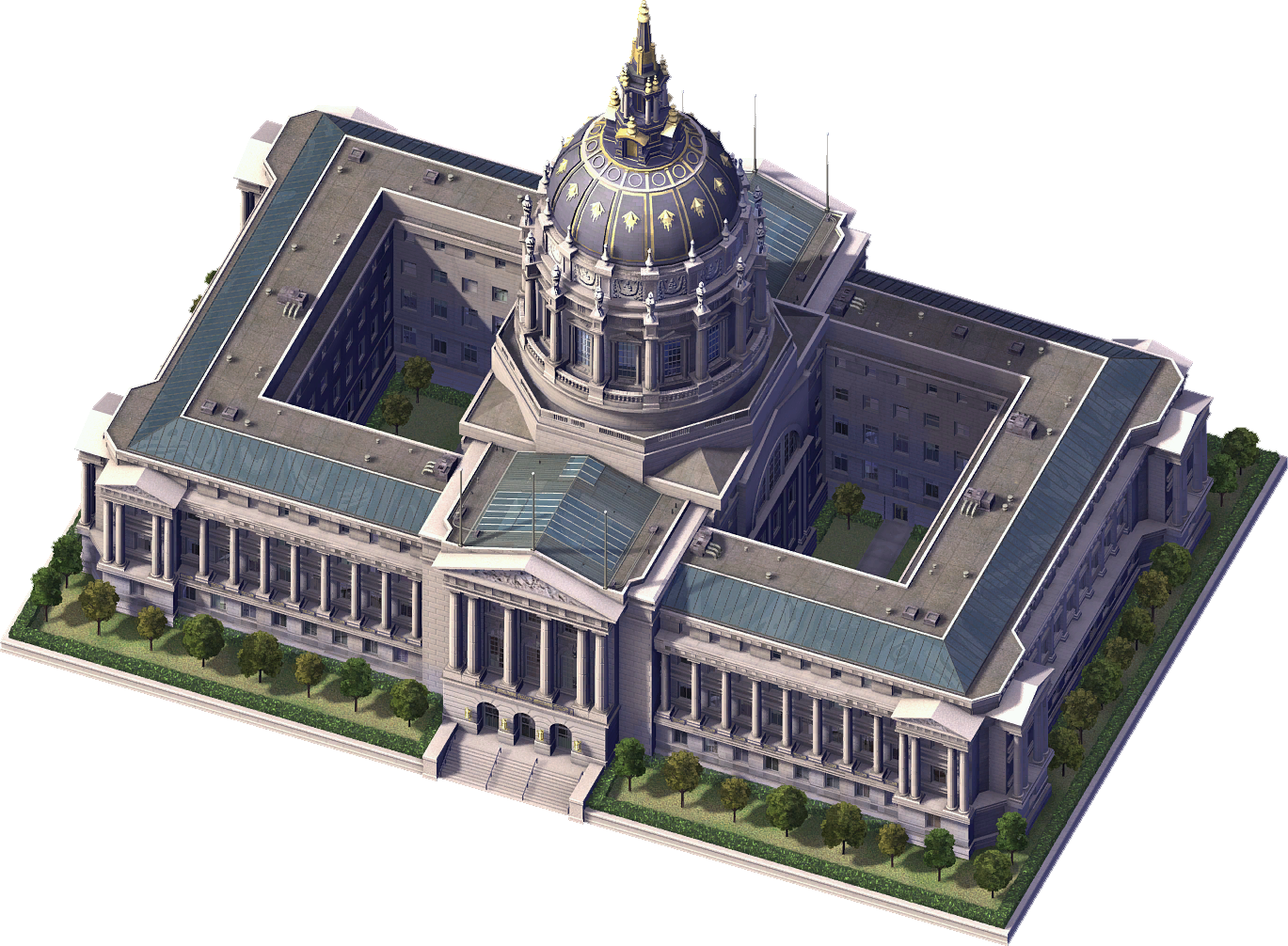 Image:san Francisco City Hall.png - City Hall, Transparent background PNG HD thumbnail