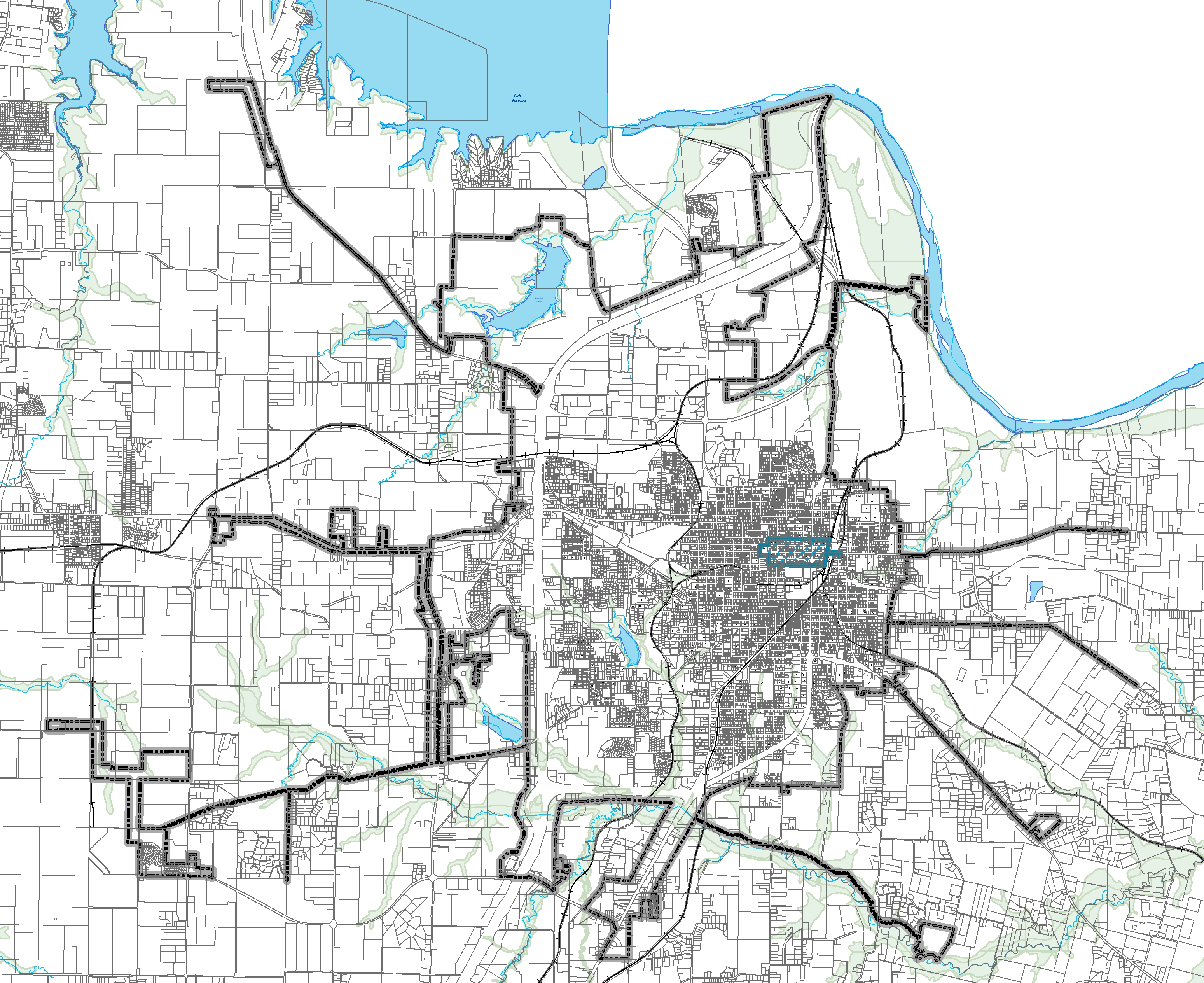 City Limits Map.png - City Map, Transparent background PNG HD thumbnail