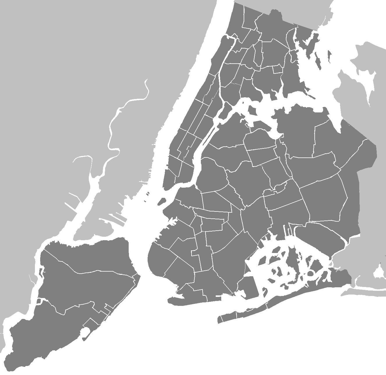 File:neighbourhoods New York City Map.png - City Map, Transparent background PNG HD thumbnail