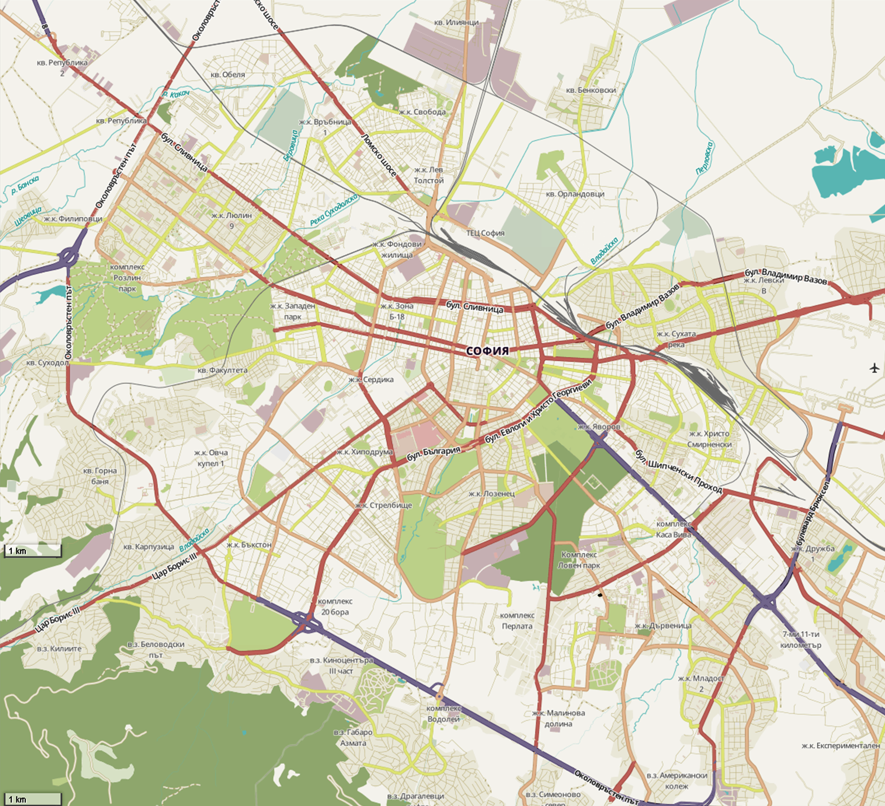 File:Sofia Full City Map.png, PNG City Map - Free PNG