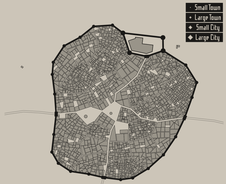Game Developer Oleg Dolya Made A Medieval Fantasy City Generator. Select The Size You Want, And Get Something Like The Above. U201Cthe Generation Method Is Hdpng.com  - City Map, Transparent background PNG HD thumbnail