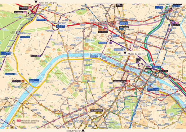 Paris City Map - City Map, Transparent background PNG HD thumbnail