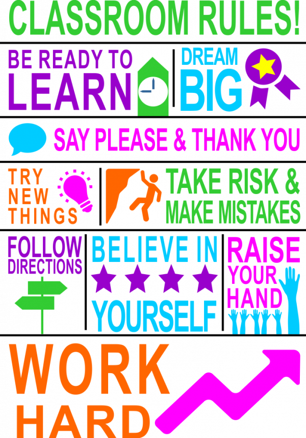 Classroom Rules - Classroom Rules, Transparent background PNG HD thumbnail