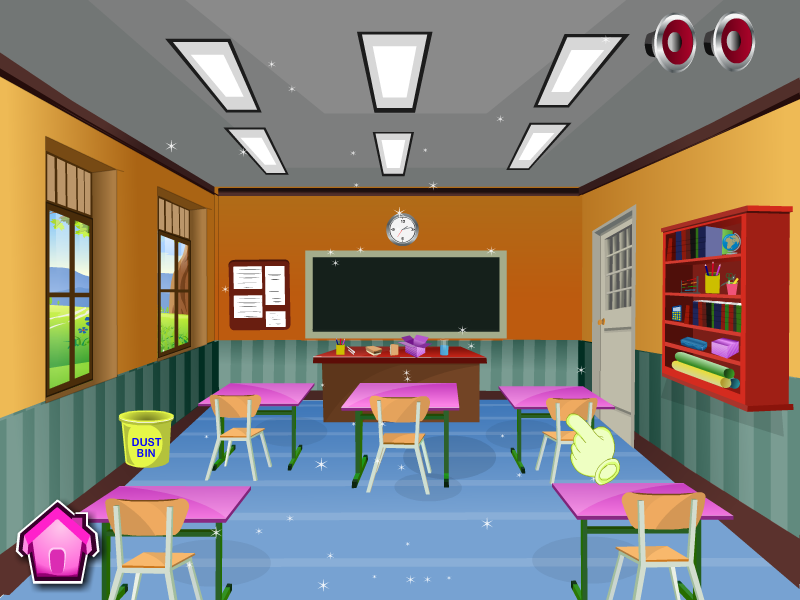 Clean environment, Classroom,