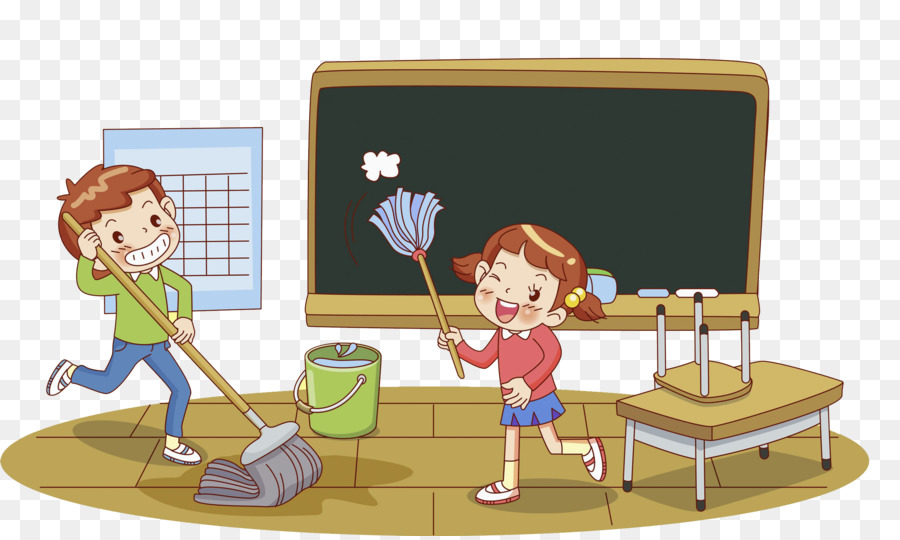 Classroom Photography Clip Art   A Cleaning Child - Cleaning Classroom, Transparent background PNG HD thumbnail