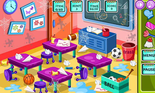 Screenshot Image - Cleaning Classroom, Transparent background PNG HD thumbnail