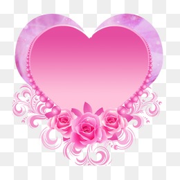 Png Coeur Rose - Pink Heart Shaped Roses, Pink, Heart Shaped, Rose Png Image, Transparent background PNG HD thumbnail