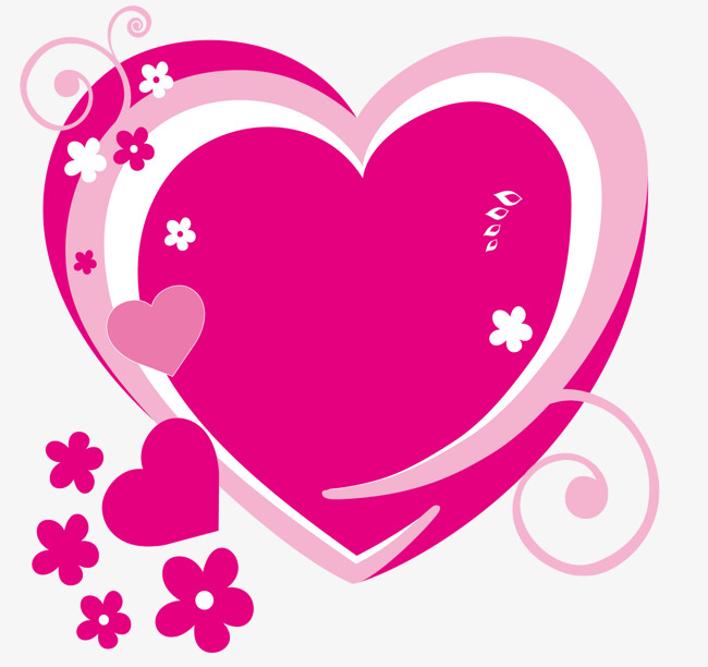 Png Coeur Rose - Un Coeur Rose, Graphique Vectoriel, En Forme De Coeur Png Et Vecteur, Transparent background PNG HD thumbnail