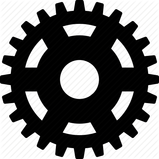 Clock Wheel, Cog, Gear, Mechanics, Pinion, Sys, System Icon - Cogs Gears, Transparent background PNG HD thumbnail